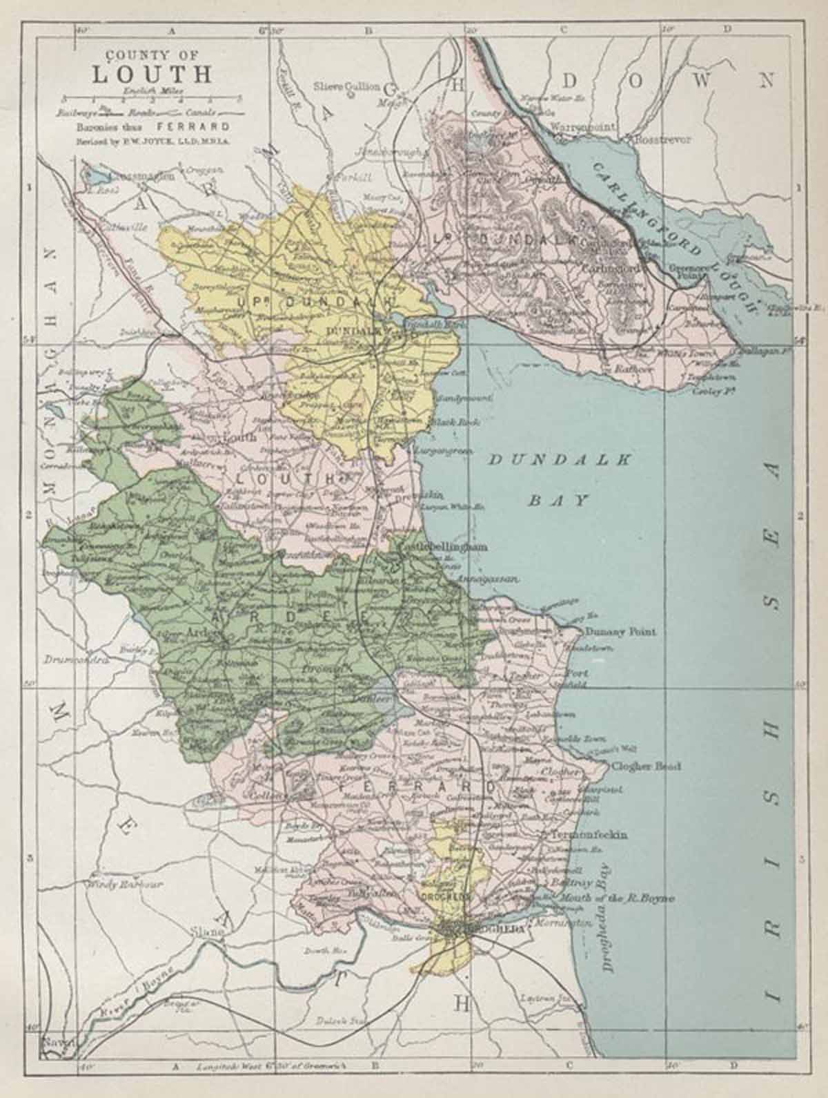 Map of County Louth