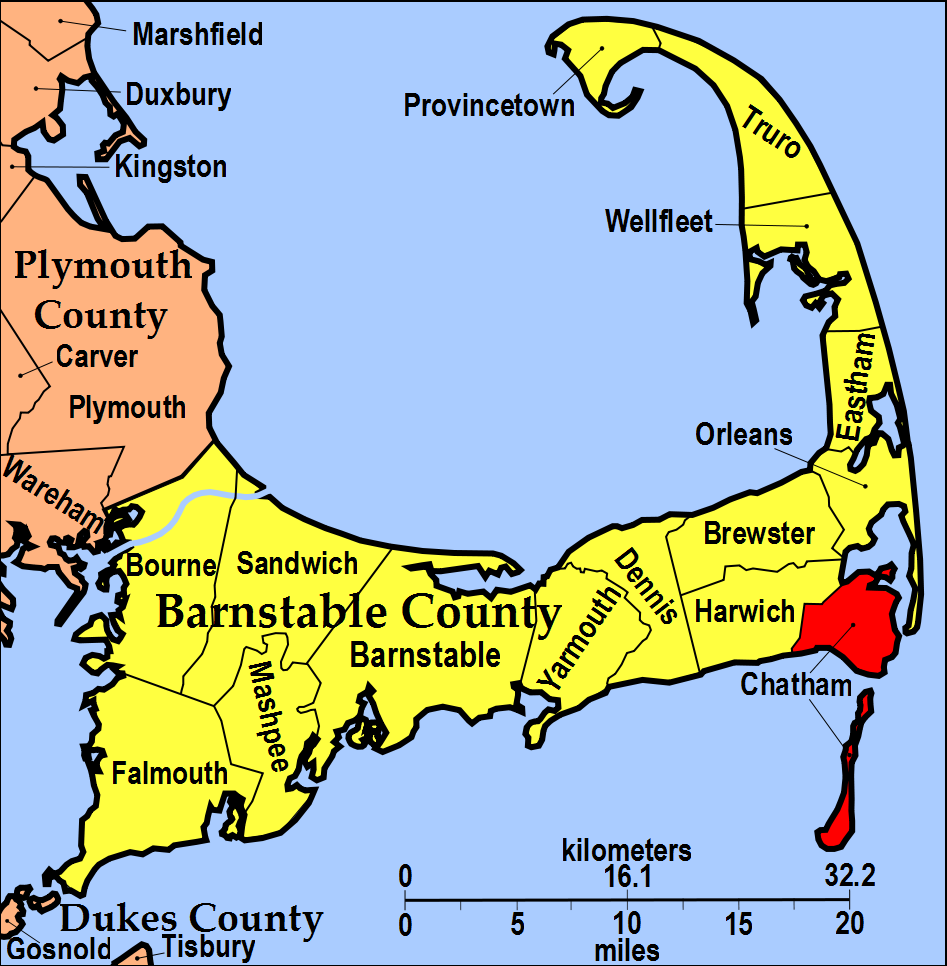 Map Of Chatham Ma by Shane Darlleen
