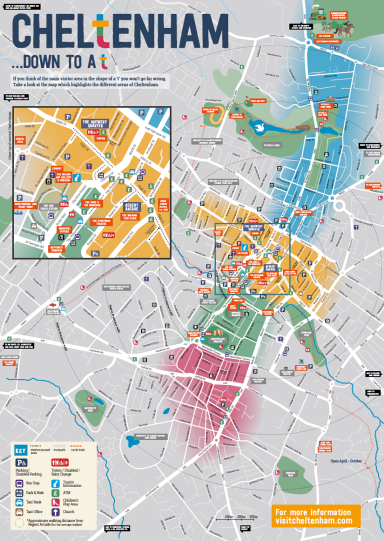 Map Of Cheltenham Uk