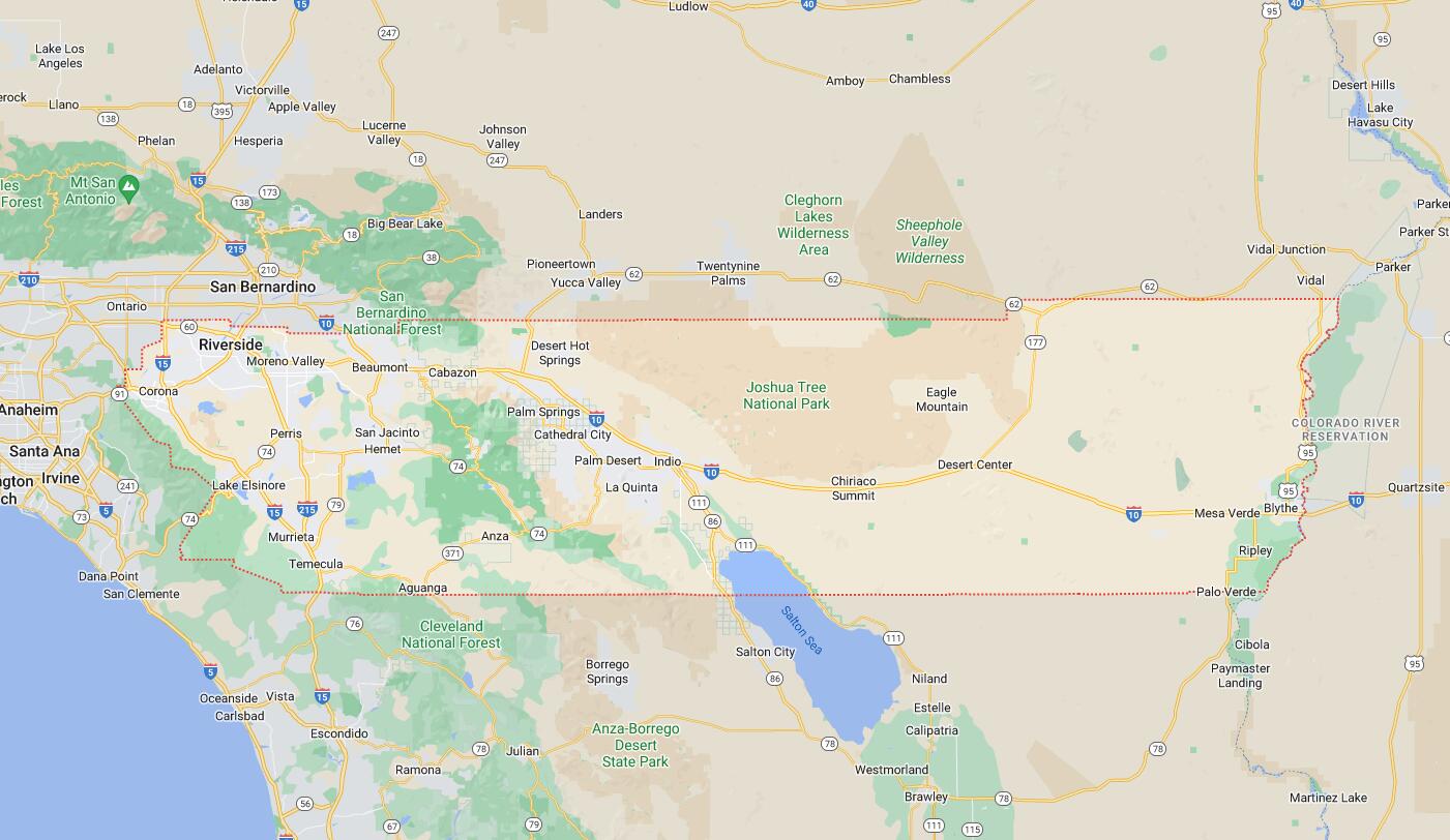 Cities and Towns in Riverside County, California