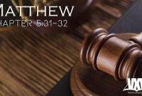 What Does Matthew 5 31 32 Mean