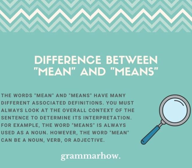 what does means or mean