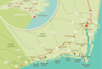 Map Of Coastal Nc
