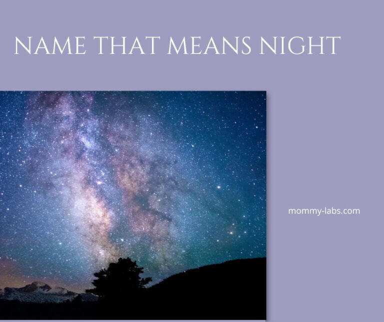 What Name Means Night