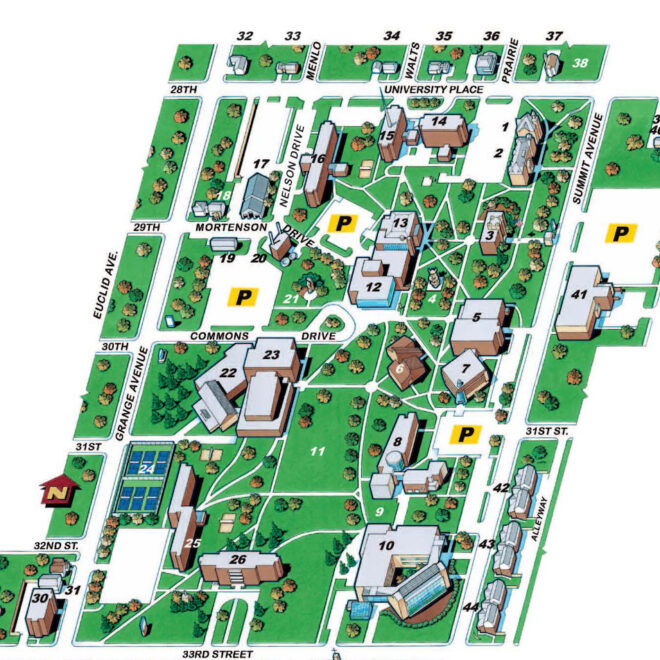 Map Of Clarkson University