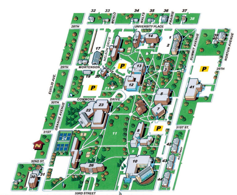 Map Of Clarkson University
