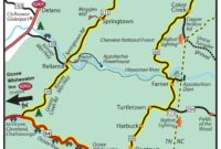 Map Of Cherohala Skyway