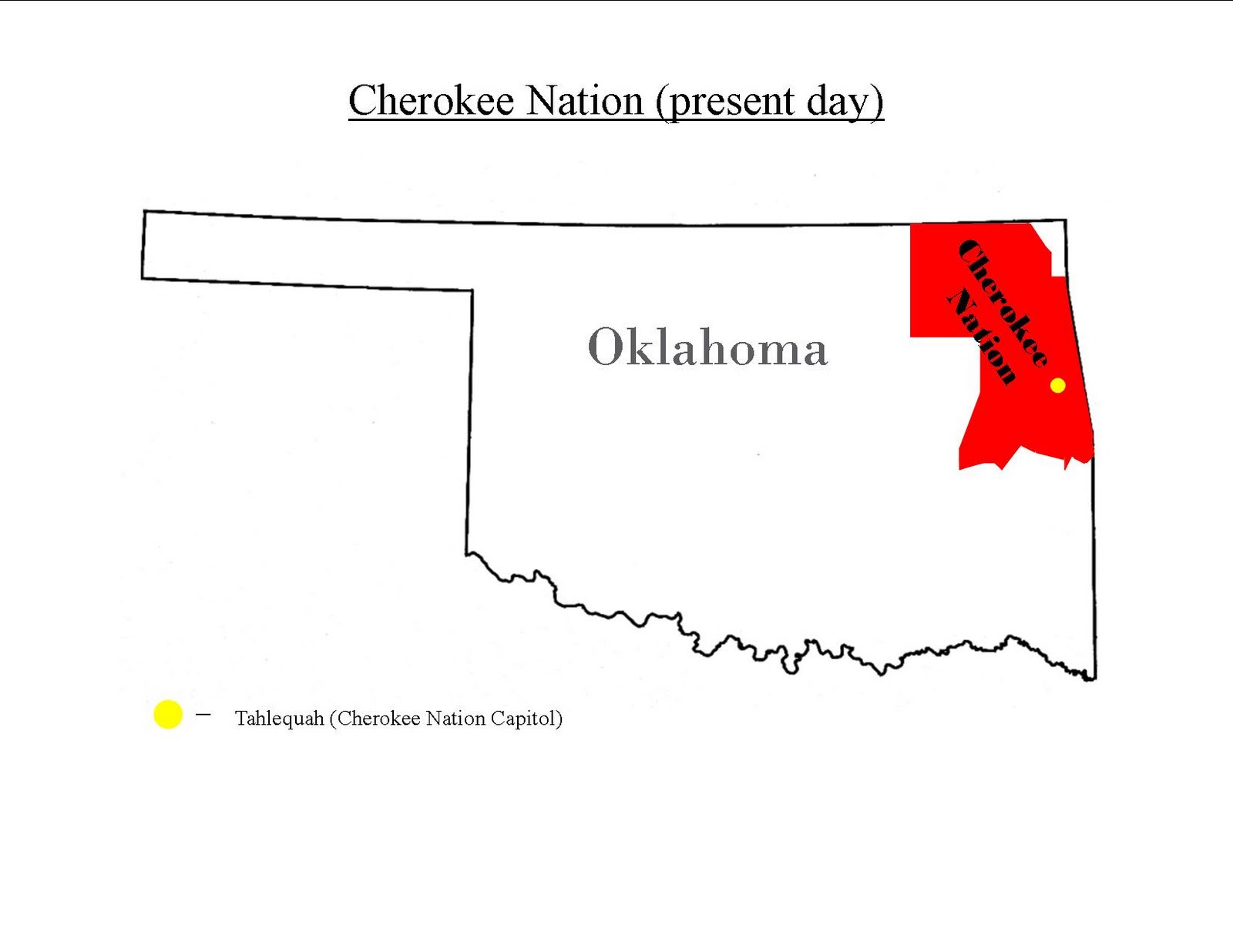 The Cherokee Nation (Western): Present Day Cherokee Nation