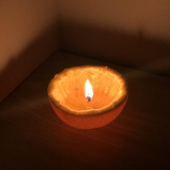 What Does Orange Candle Mean