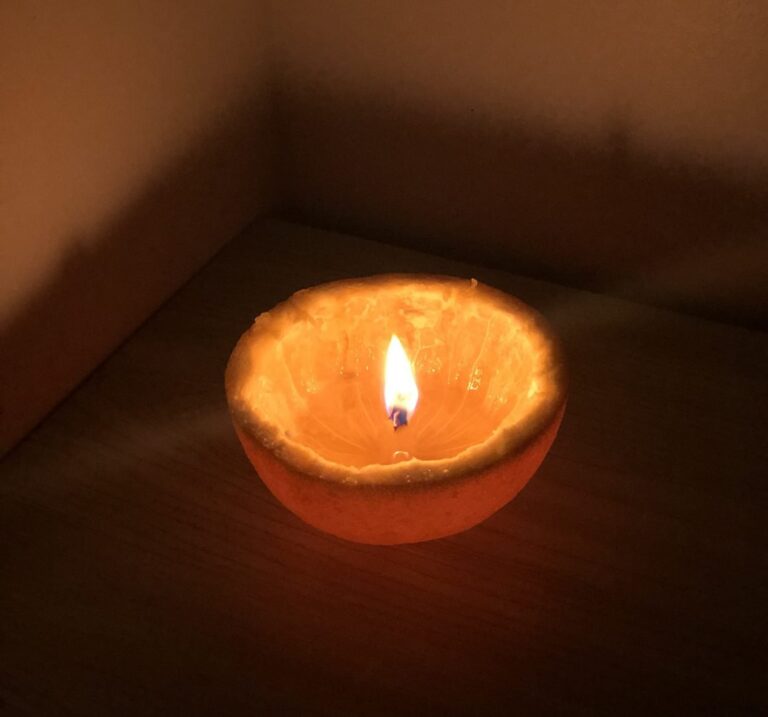 What Does Orange Candle Mean