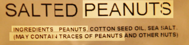 What Does May Contain Peanuts Mean
