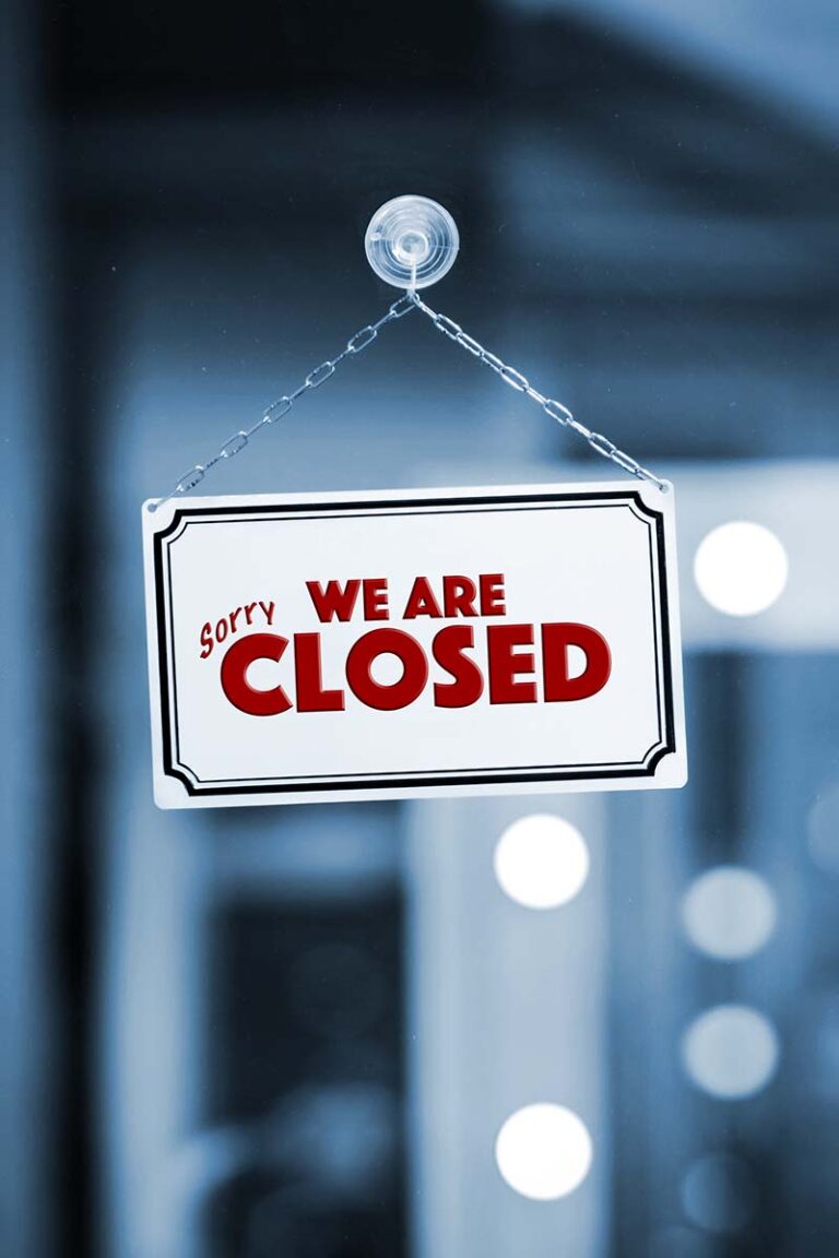 What Does Application Closed Mean