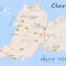 Map Of Co Clare Ireland