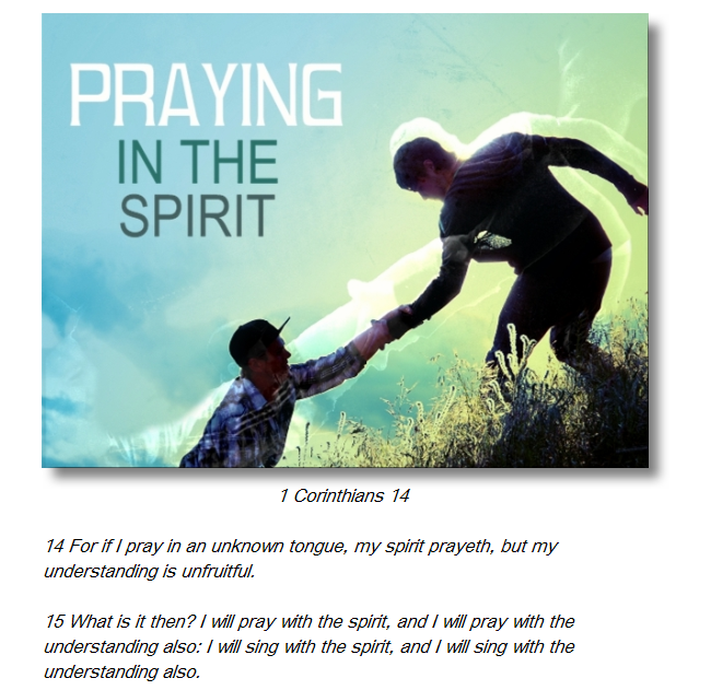 What Does Praying In The Holy Ghost Mean