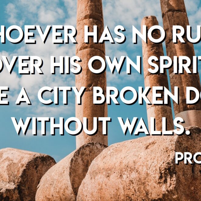 What Does Proverbs 25 28 Mean