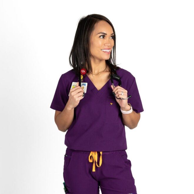 What Do Purple Scrubs Mean