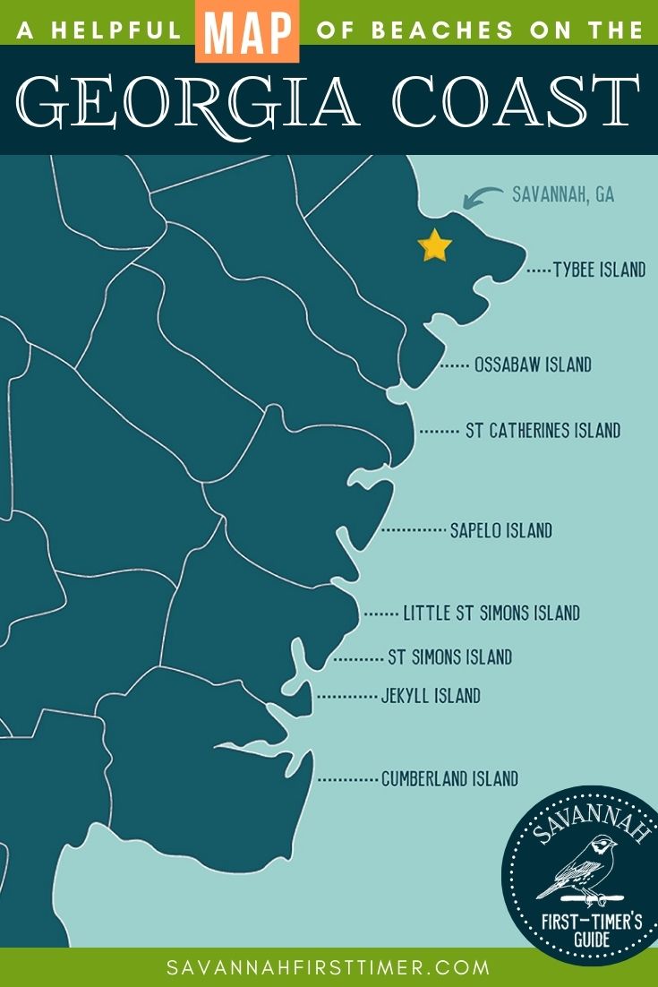 Georgia Coast Map