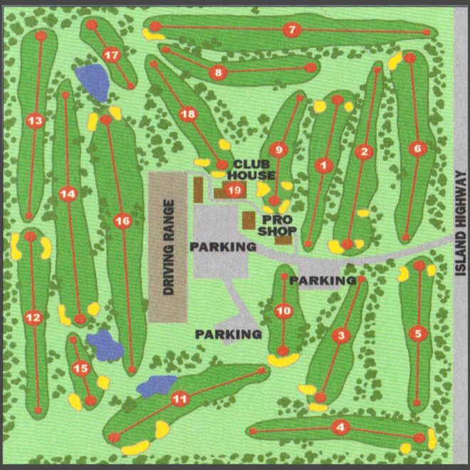 Map Of Golf Course