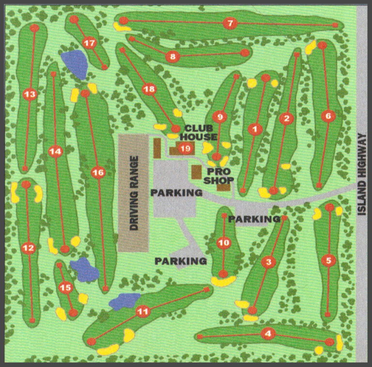 Map Of Golf Course