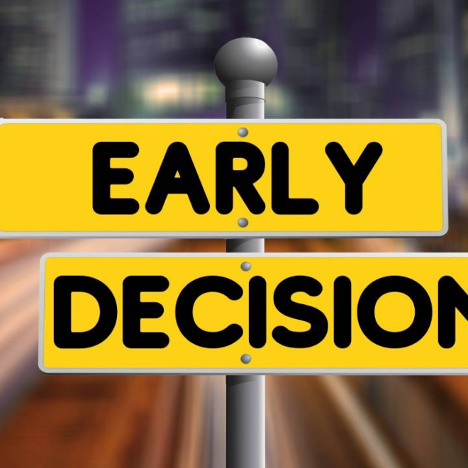 What Does Early Decision 2 Mean