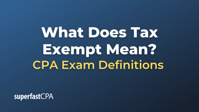 What Does Exempt Miles Mean