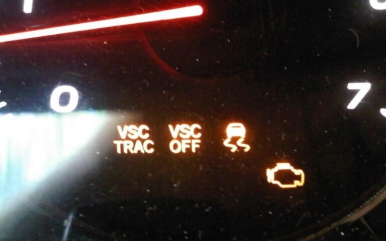 What Does A Vsc Light Mean