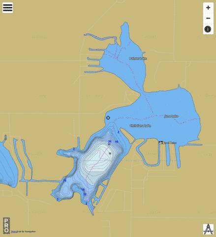 Christiana Lake Map