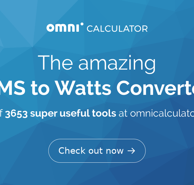 What Is Watts Rms Mean
