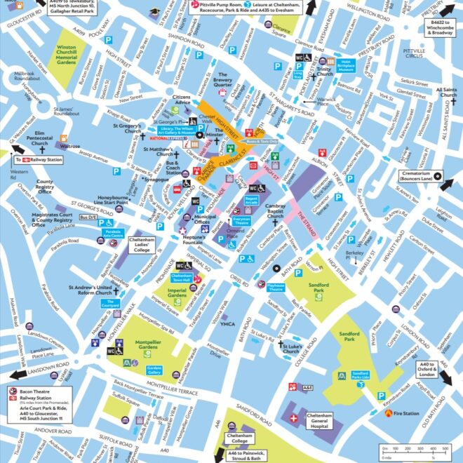 Map Of Cheltenham England