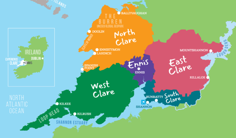 Map Of Clare