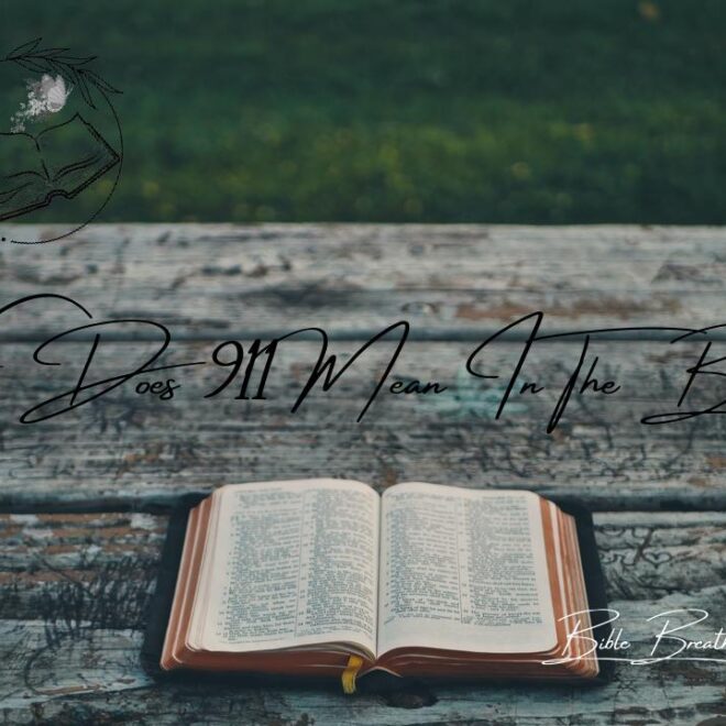 What Does 911 Mean In The Bible