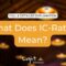 What Does Ic Rated Mean