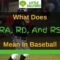 What Does Ra Mean In Baseball