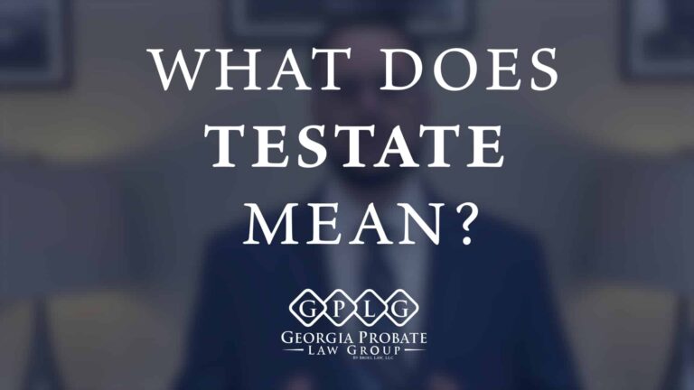 What Does It Mean To Die Testate