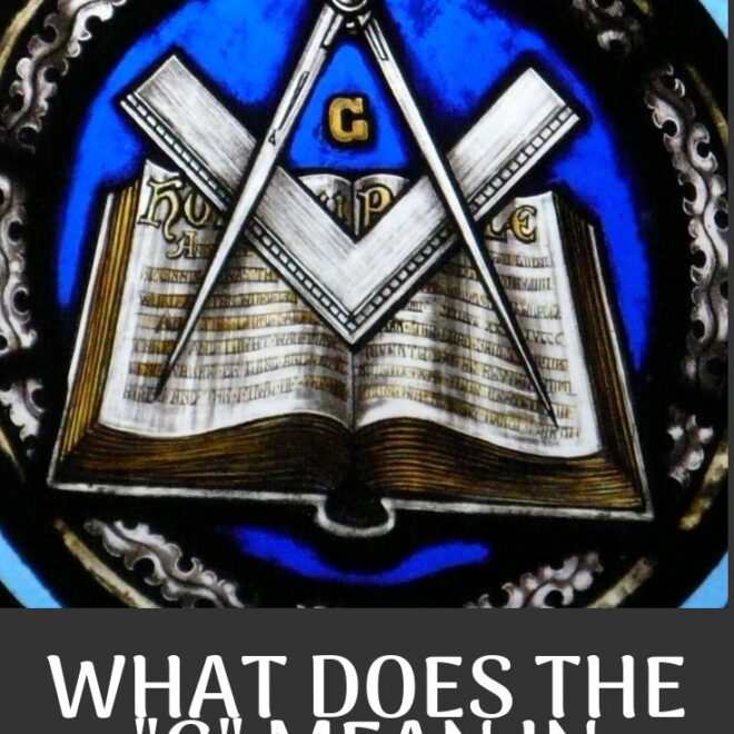 What Does The G Mean In The Masonic Symbol