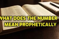 What Does The Number 4 Mean Prophetically