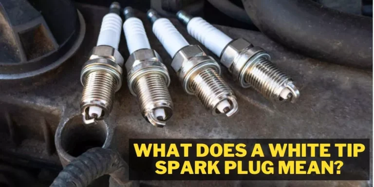 What Does A White Spark Plug Mean