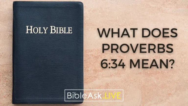 What Does Proverbs 6 Mean