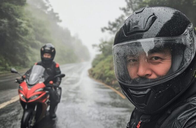 What Does It Mean When A Motorcycle Taps His Helmet