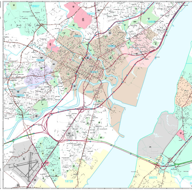 Map Of City Of Wilmington De