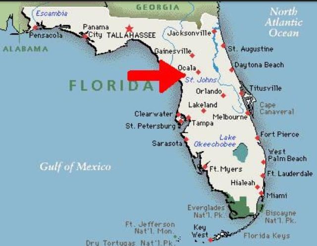 Map of Florida - Citra, FL Travel Destination