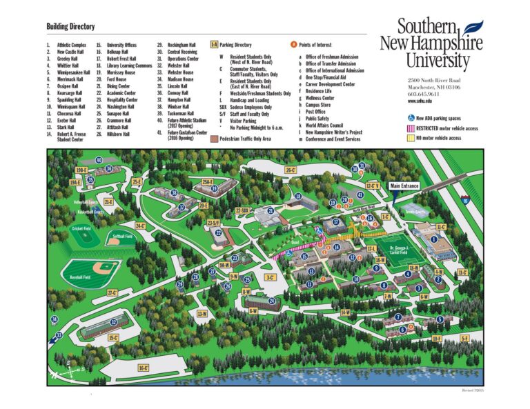 Map Of Colleges In New Hampshire
