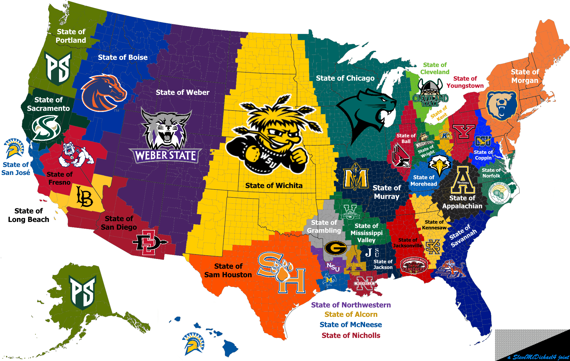 Wall Map Of Us Colleges And Universities - Map