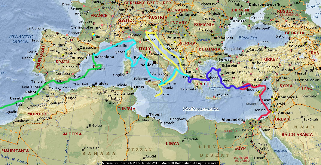 A Beautiful Map of Greece