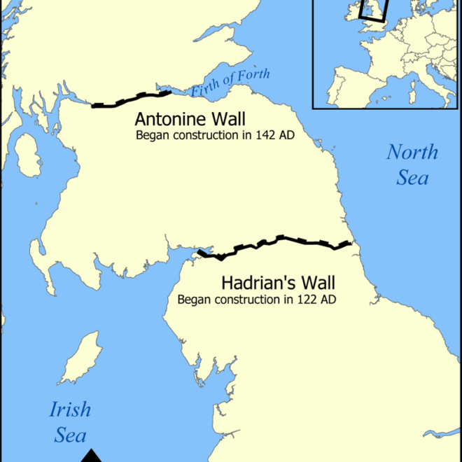 Map Of Hadrian Wall