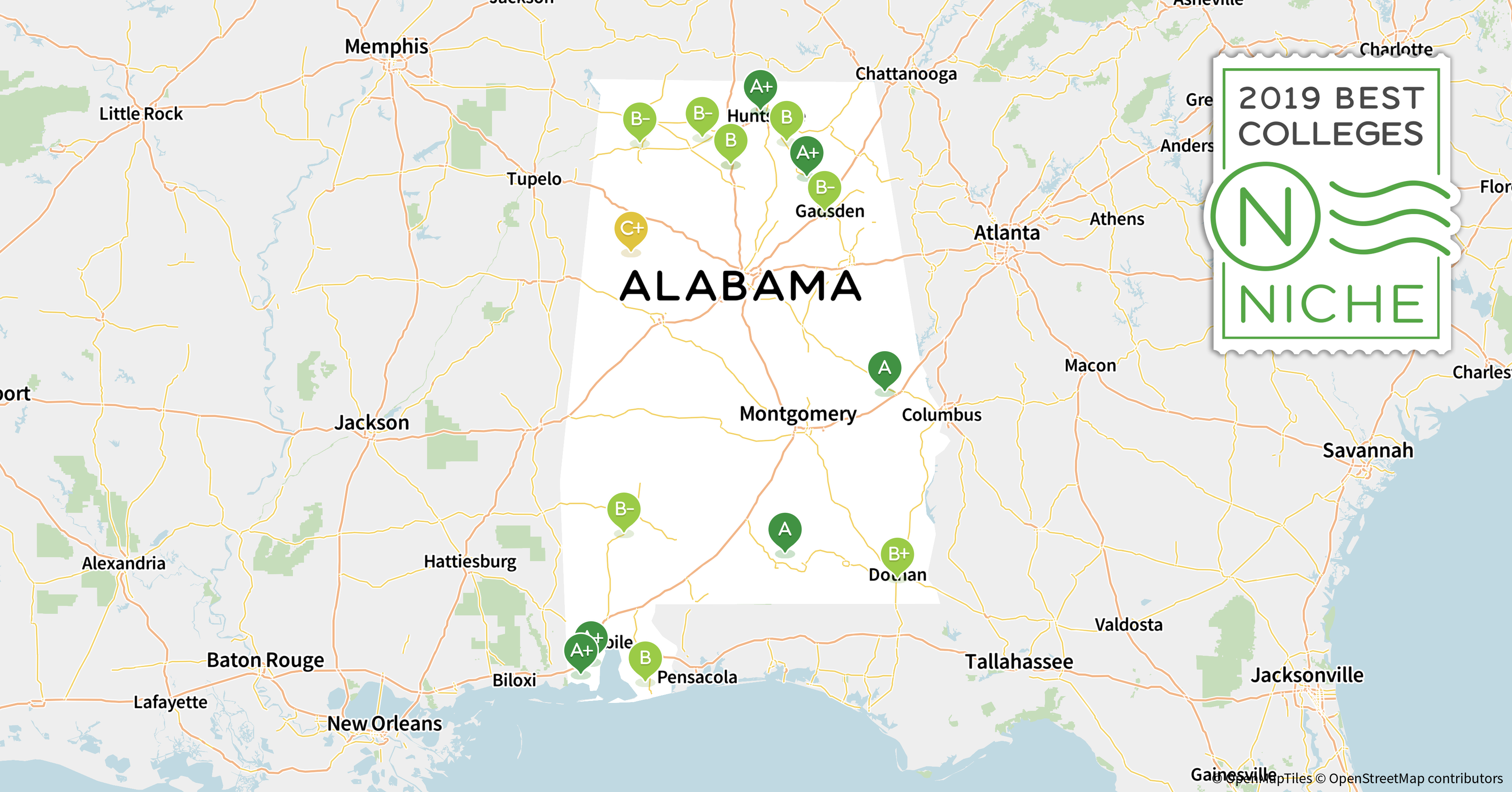 Best Alabama Colleges for Political Science
