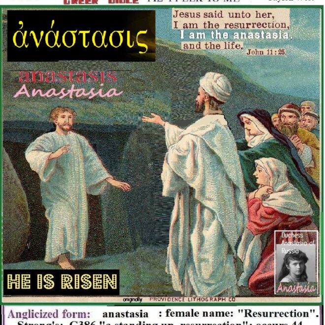 What Does Anastasia Mean In The Bible