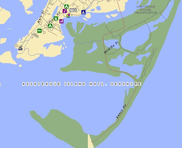 Another Map of Chincoteague Island
