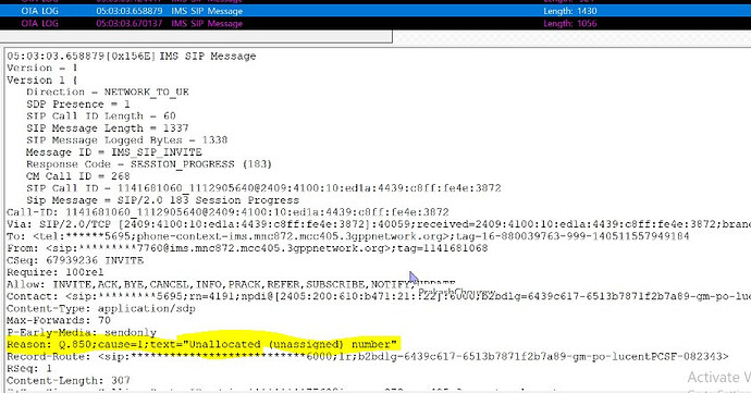 What Does This Number Is Unallocated Mean