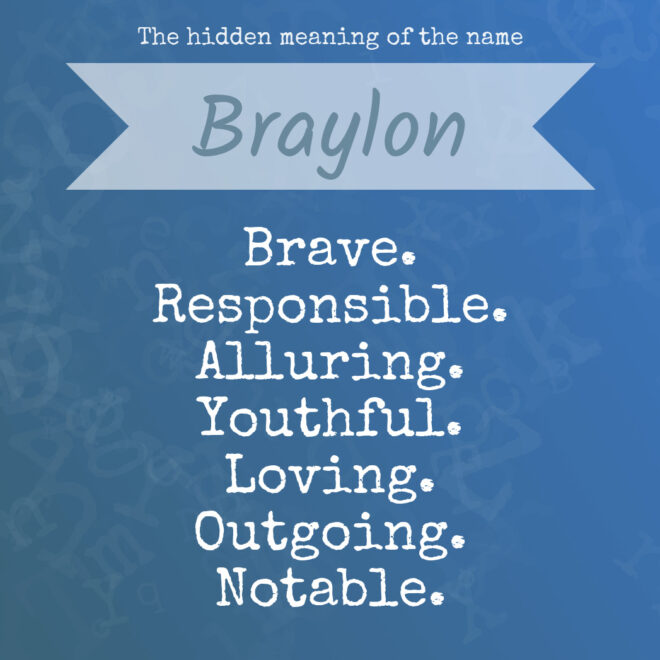 What Does The Name Braylon Mean